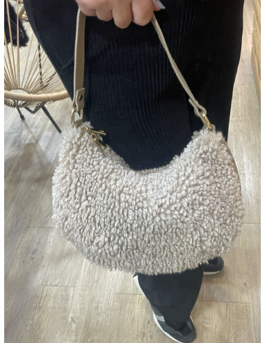 Bolso Borreguito Pequeño Beige