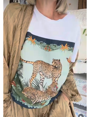 Camiseta tigres lazo