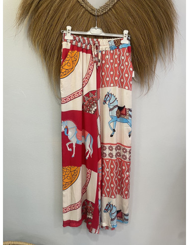 Pantalón horse frambuesa