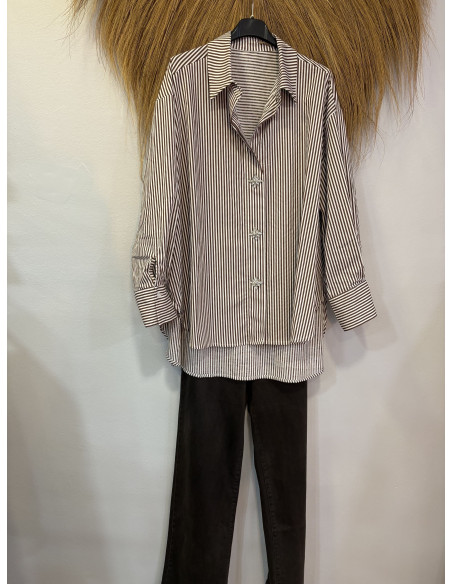 Camisa boton cristal