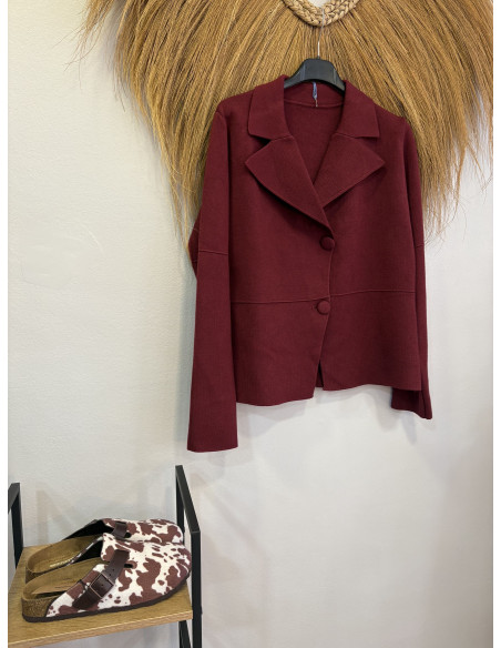 Americana punto granate