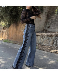 Pantalon encaje