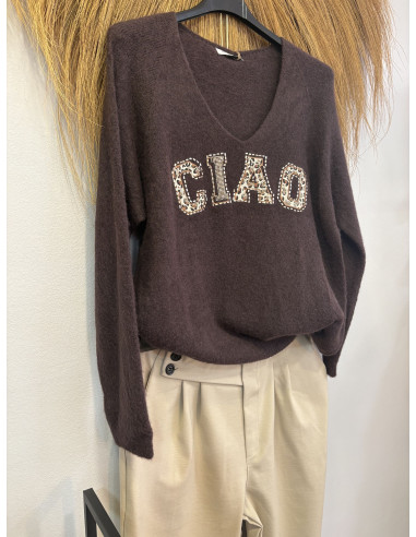 jersey Ciao marron