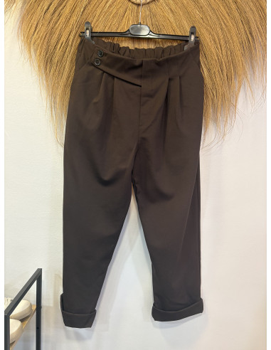 pantalon 158 marron