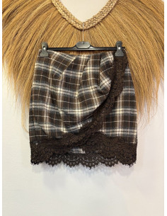 Falda leñador marrón 2